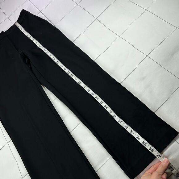 J. McLaughlin Dress Pants Womens 6 Black Deanne Front Slit Straight Leg Solid - Picture 11 of 12
